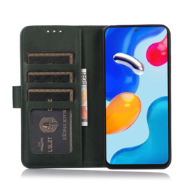 Luxe Boek-Etui Hoes  voor Samsung Galaxy A54    Groen