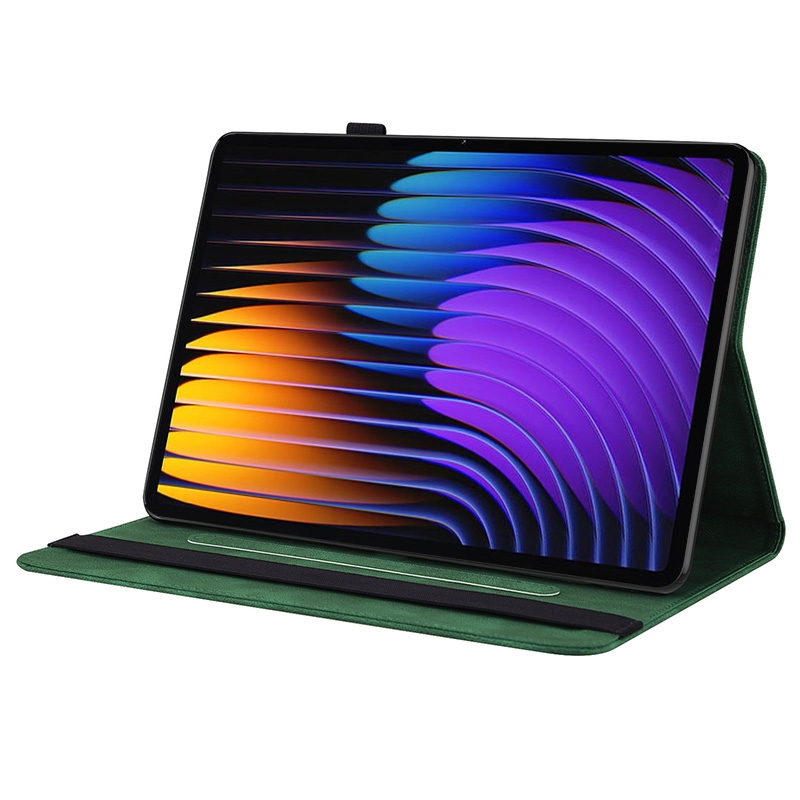 Bescherm-Etui Hoes Map voor Xiaomi Pad 7  -   Vlinders -   Groen