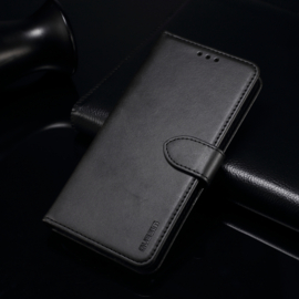 PU BookCover Hoes Etui voor Samsung Galaxy A52    Zwart