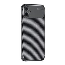 Samsung Galaxy A06  - Carbon TPU Bescherm-Hoes Skin - Zwart