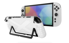 Grip TPU Bescherm-Skin Hoes Cover voor Nintendo Switch 2 -  Wit