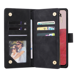 BookCover Wallet Etui voor Samsung Galaxy A14   Zwart