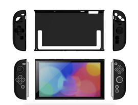 Grip TPU Bescherm-Skin Hoes Cover voor Nintendo Switch 2 - Zwart