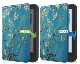 Cover Map Hoes voor Kobo Clara Colour 2024 / Clara BW   -  Van Gogh's Amandelbloesem
