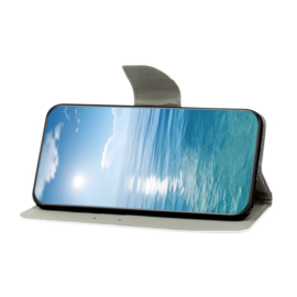BookCover Hoes Etui voor Samsung Galaxy A13     Tijger - Welp - Blauw
