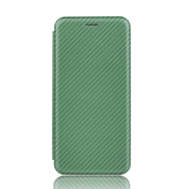 Slim Carbon  Cover Hoes Etui voor iPod Touch      Groen