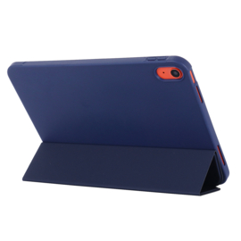 TPU Bescherm-Cover Hoes Map voor iPad 10th 10.9 - 2022  -  Blauw