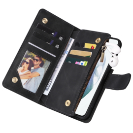 BookCover Wallet Etui voor Samsung Galaxy S22 -  5G    Zwart