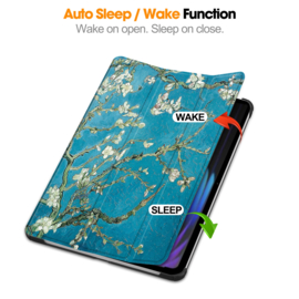 Cover Map Hoes voor Xiaomi Pad 7 - Pad 7 PRO     -  Amandelbloesem - Van Gogh