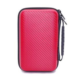 Luxe Aero-case Etui Hoes voor Nintendo New 2DS XL    Rood