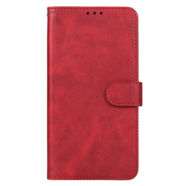 Boek Bescherm-Etui Hoes voor Samsung Galaxy A55  -  Rood
