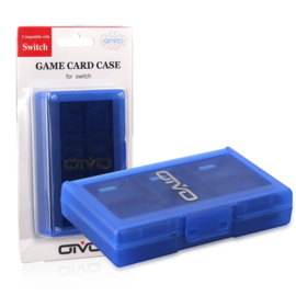 Opberg-Box Doos voor 24 Nintendo Switch Spel - Game Cards    Blauw