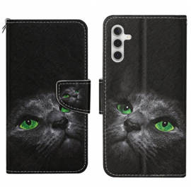 BookCover Hoes Etui voor Samsung Galaxy A16  - A26     Kat - Eyes