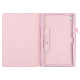 PU Kunstleer-Hoes Map voor Samsung Galaxy Tab A8 10.5  Roze