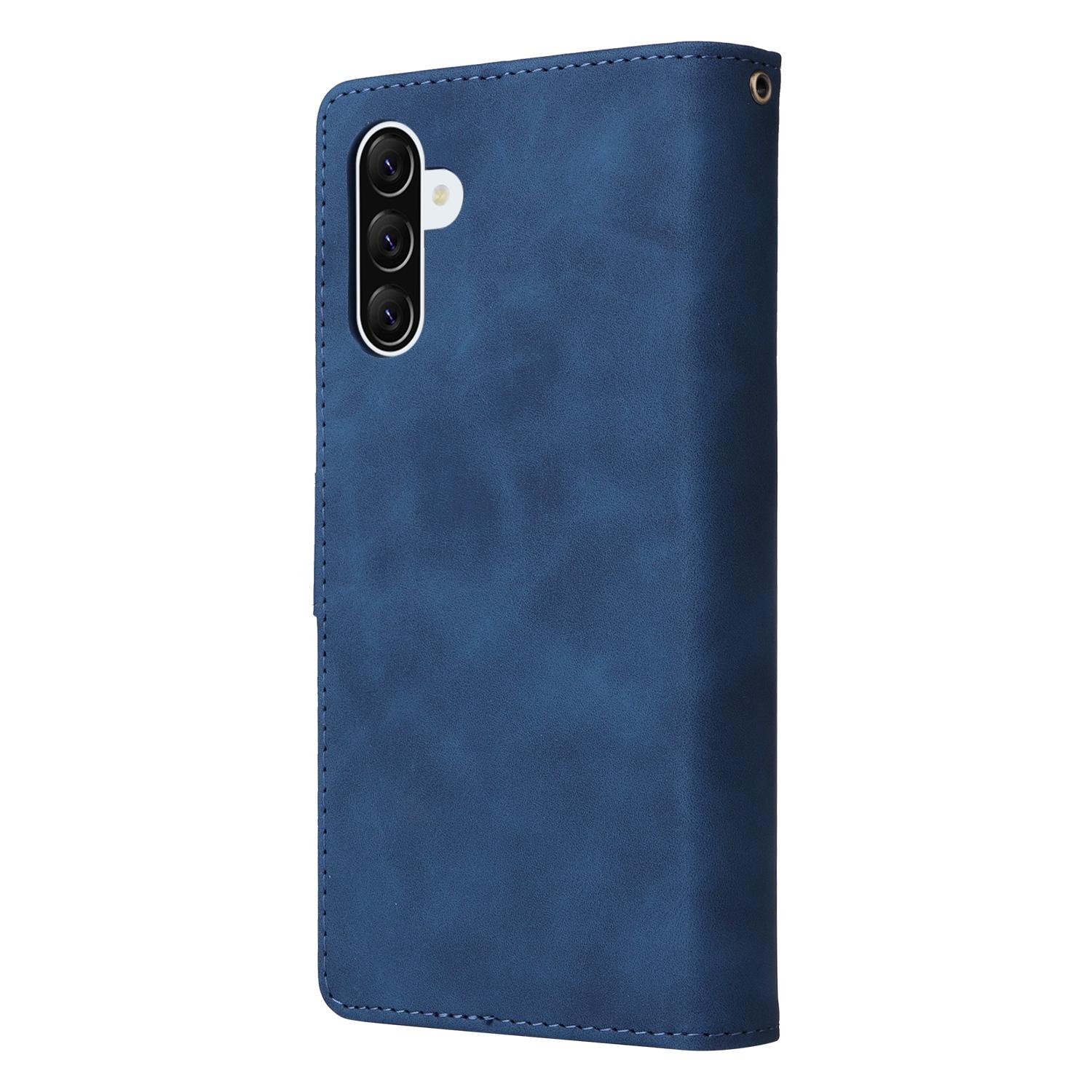 Boek-Cover Portemonne Etui Hoes voor Samsung Galaxy A36  -  A56     Blauw