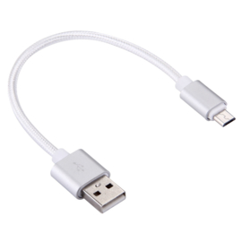 Luxe 20cm Micro USB 2.0 Oplader en Data Kabel