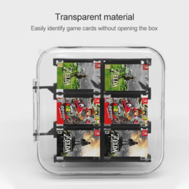 Spel Opberg-Box voor 12 Nintendo Switch Games  Transparant