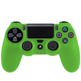Silicone Hoes / Skin voor Playstation 4 PS4 Controller    Groen