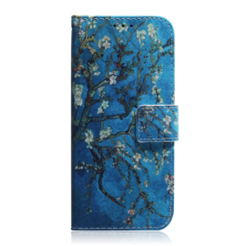 BookCover Etui Hoes   voor iPhone 16   Van Gogh  Amandelbloesem