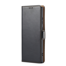 Luxe BookCover Hoes Etui voor Samsung Galaxy S23 Ultra    Zwart