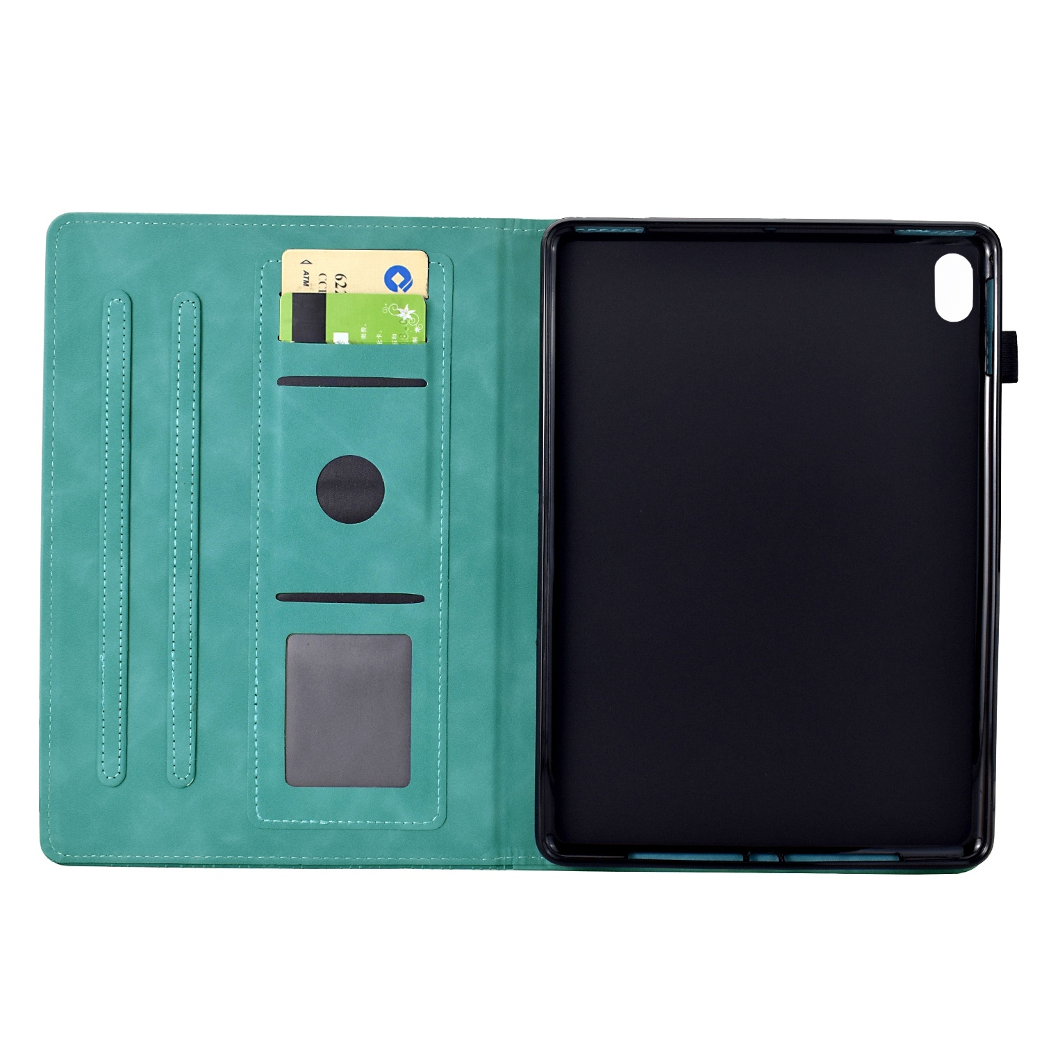 Bescherm-Etui Hoes Map voor  Apple iPad 10 - A16 - 10.9 - 2022 - 2025 - Cartoon Cats - Groen