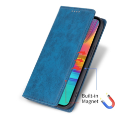 Luxe BookCover Hoes Etui voor Samsung Galaxy A16 - A26 -  Blauw