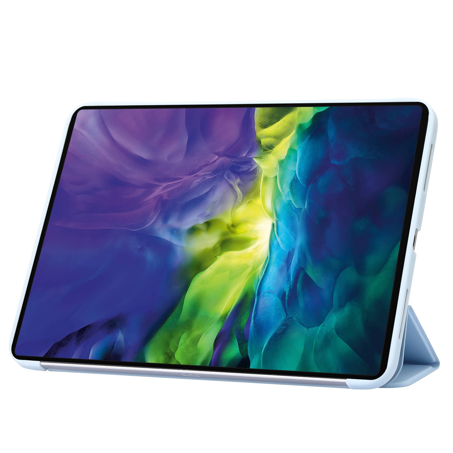 TPU Bescherm-Cover Hoes Map voor Apple iPad 10 - A16 - 10.9 - 2022 - 2025  -  Lichtblauw