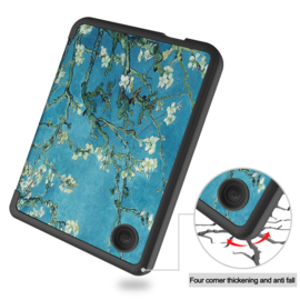 Cover Map Hoes voor Kobo Clara Colour 2024 / Clara BW   -  Van Gogh's Amandelbloesem