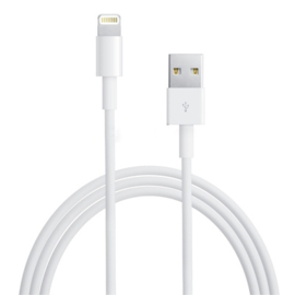 Lightning USB Oplader en Data-kabel voor iPad  - 1m -  Wit