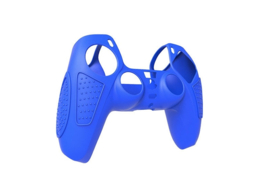 Grip Silicone Hoes / Skin voor Playstation 5 PS5 DualSense Controller  -  Blauw - V2