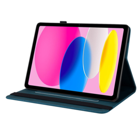 Vlinder - Bescherm-Etui Map voor Apple iPad 10 -  A16 - 10.9 - Blauw