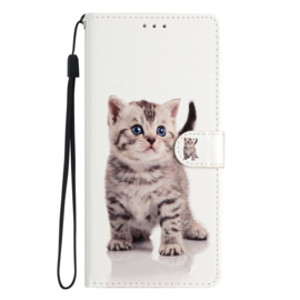 BookCover Hoes Etui voor Samsung Galaxy A16  - A26   -  Lieve kitten
