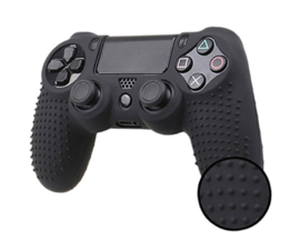 Silicone Hoes / Skin voor Playstation 4 - PS4 Controller   Zwart