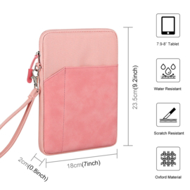 Opberg-Bescherm Hoes Etui Pouch Sleeve voor iPad Mini -  Roze