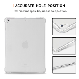 iPad 9.7 - TPU Flex Bescherm- Hoes Cover Skin - Transparant  A1893