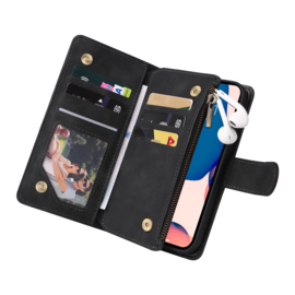 BookCover Wallet Etui voor iPhone 13 Pro Max   6.7   Zwart