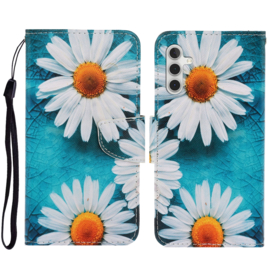 BookCover Hoes Etui voor Samsung Galaxy A14  -  Madelief