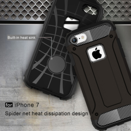 Hybrid Tough Armor-Case Bescherm-Cover Hoes voor iPhone 7 of 8