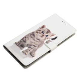 BookCover Hoes Etui voor Samsung Galaxy A16  - A26   -  Lieve kitten