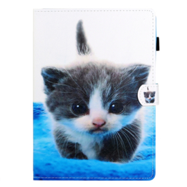 Bescherm-Etui Hoes Map voor Samsung Galaxy Tab A9 Plus - 11 -  Cute Cat