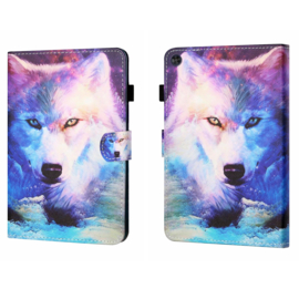 Bescherm-Etui Hoes Map voor Samsung Galaxy Tab A9 Plus - 11 -  Wolf