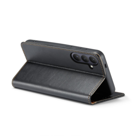 Luxe BoekCover Etui Hoes  voor Samsung Galaxy S26   -  Zwart