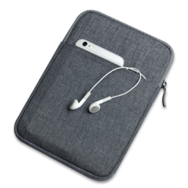 Opberg-Bescherm Etui Pouch Hoes Sleeve voor iPad Mini -  Antraciet