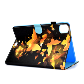 Bescherm Cover Hoes Map voor iPad Air  10.9 -   Vlinders