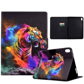 Tijger -   Bescherm-Etui Map Hoes voor  Apple iPad 10 - 11 -  A16 - 10.9
