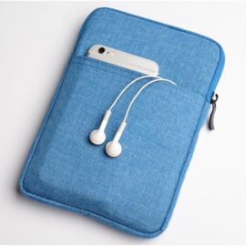 Opberg-Bescherm Etui Pouch Hoes Sleeve voor iPad Mini -  Blauw