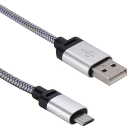 USB 2.0 - Micro USB Oplader en Data Kabel - 1,2 meter