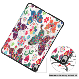 Slim Smart Cover Hoes Map voor iPad Air - 10.9 -  Vlinders