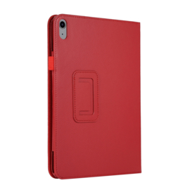 PU Kunstleer-Etui Hoes Map voor iPad 10 - 2022  -   Rood - 