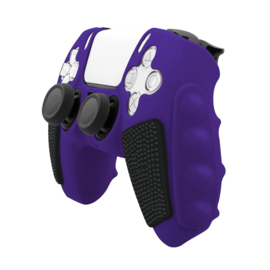 Grip Silicone Hoes / Skin voor Playstation 5 PS5 DualSense Controller  -  Paars  -   V3